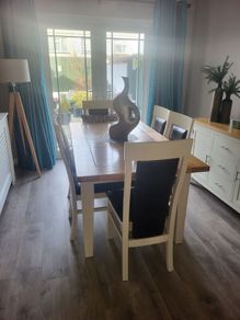 Dining room table and chairs 6