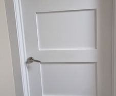 4 white wooden internal doors