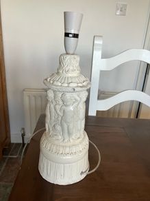 Plaster lamp Reduced
