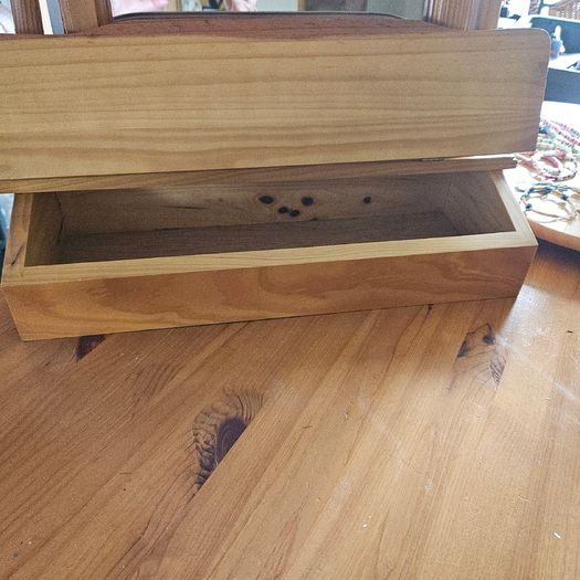 Vintage mirror swivel in pine dressing table mirror