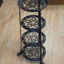 Decorative Wrought Iron Pan Stand Image 2