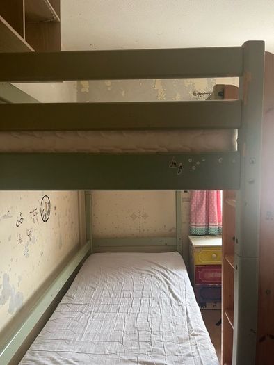 bunk bed with mattresses included