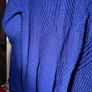 Dorothy Perkins Cobalt Royal Blue Chevron Knit Jumper Image 5
