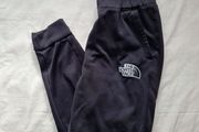 The North face thick polyester bottoms Size small 28" leg black In excellent condition