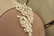 Long stem faux christmas snowy berries
