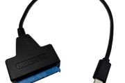 SATA to USB Adapter, USB Type C to SATA External Hard Drive Converter for 2.5 inch SATA HDD SSD,Support UASP 6Gbps SATA to USB C Adapter Cable