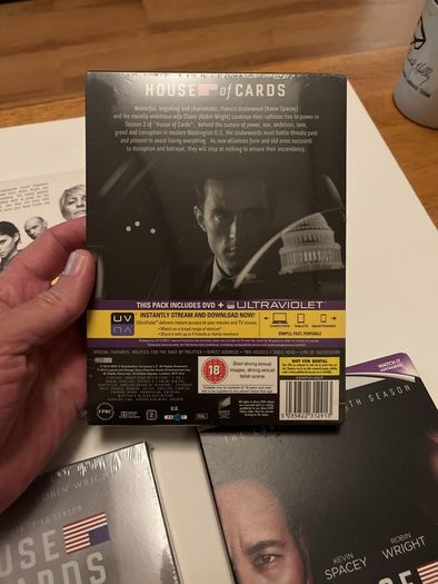 House of Cards. Season 1-4 DVD Sets. New.