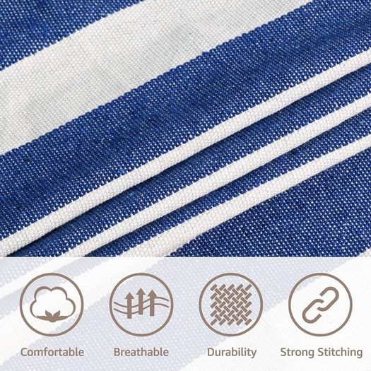 NEW SALE | Hammock Chair Hanging Swing 2 Seat Cushions Included,Strong Webbing Straps and Hooks for Easy Hanging Soft Cotton Weave Hanging Chair Side Pocket Large Tassel Chair Set Comfort Indoor Outdoor