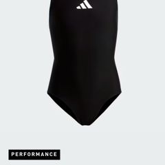 Brand New Adidas Performance Solid Small Logo Swimsuit - Size - 5-6 Years - RRP - 15.00