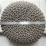 Grey Kaikoo pouffe-style ottoman foot rest (2) Image 4