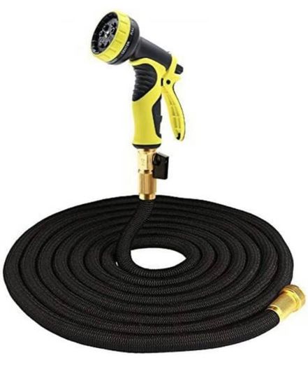 100FT, Expandable Garden Hose,Upgraded 10 Function Modes Water Spray Gun, Expanding Hose Pipe,Water Hose Pipe 3/4" & 1/2" Solid Brass Connectors,No-Kink Flexible Hose Pipe (FREE POSTAGE)