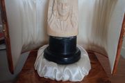 Antique Carved Madonna Figure in Walnut Case.