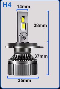 H4 led lights.