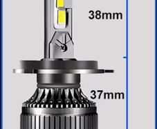 H4 led lights.