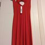 stunning formal red dress by Goddess Image 3
