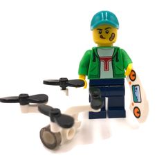 Lego DRONE BOY Minifigure Lego Series 20 Lego Minifigure