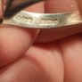 1978 Double Heart Sterling Silver Ring Image 6