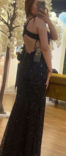 Absolutely stunning black sequins Debs Dress Evening Gown