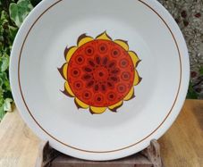 Mid century plate, display plate