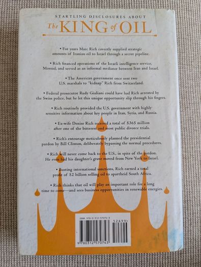 The King of Oil - Marc Rich Biography - Daniel Ammann - 2009 First Edition
