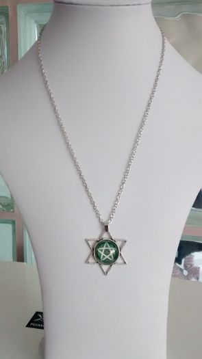 Wiccan Occult Pentagram Pendant