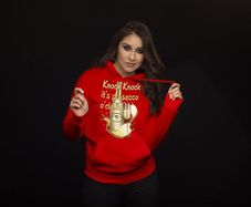 Knock Knock it's prosecco o'clock hoodie