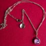 Bronzallure Milano Italy Golden Rose 18Kt Plated - Rose Quartz Necklace Image 2