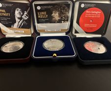 Modern Irish Musicans commemorative coin set