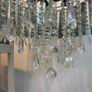 stunning modern crystal & glass chandelier Image 3