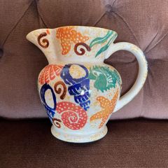 Moorland Pottery Rare Kate Malone Wall Mounted Sponge ware Jug