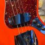 2003 Fender USA American Series Jazz Bass S1 Sunset Orange Image 2