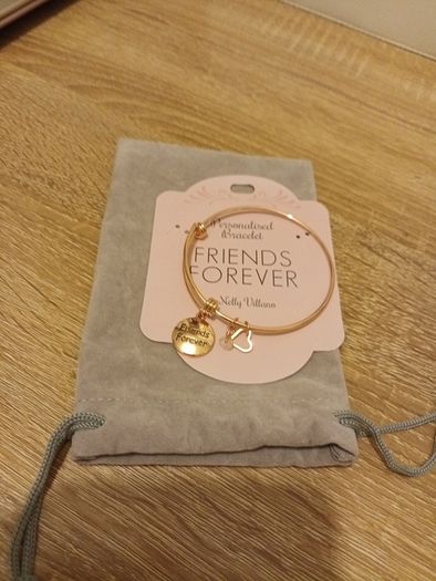 Forever friends Rose gold bangle