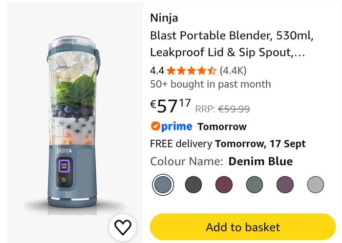 Ninja Blender (Excellent condition)
