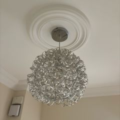 chrome hanging ceiling light