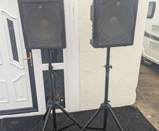 2 DAS DS-15 Passive Tops with 2 Stands