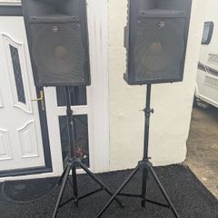 2 DAS DS-15 Passive Tops with 2 Stands