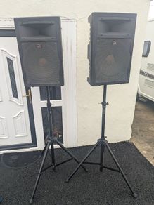2 DAS DS-15 Passive Tops with 2 Stands