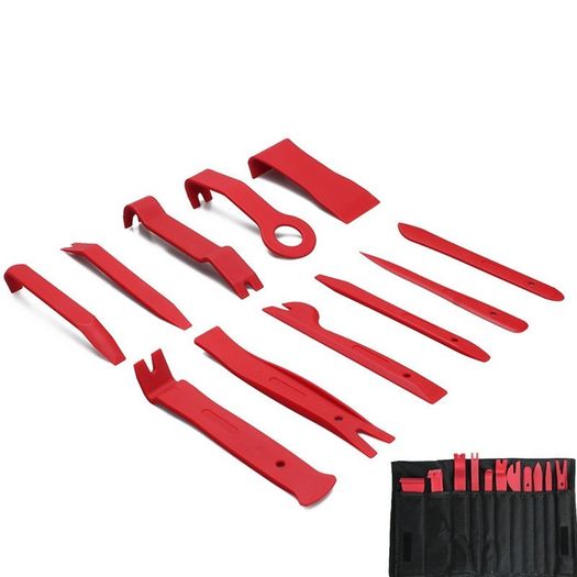 11pc Car Trim Door Panel Removal Molding Set Kit Pouch Pry Tool Interior Van DIY