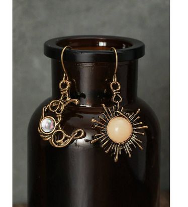 Sun & Moon Earrings - nice gift + other lovely earrings available