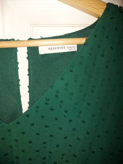 Beautiful Green Dress, reserved, size 14