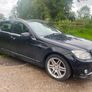 2009 Mercedes-benz C Class C200 Sport Black Estate Breaking For Parts Image 3