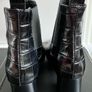 Ladies Black Ankle Boots by Zara Image 5