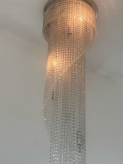 Italian Glass Chandelier