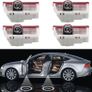 4Pcs Car Door Logo Light Projector Welcome Lights Compatible with Mercedes Benz Accessories A B C E M G GL GLA GLC GLE  Class 4dr W205 W213 W176 W166 W212 Image 2