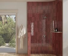 Nolita Burdeos 6.5 x 20cm Gloss Porcelain Wall Tile