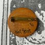 Vintage Handmade Peace Symbol Brooch Image 2