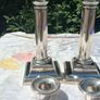 Mid 19th Century Hawksworth,Eyre & Co Silver Plated Candlesticks Image 4