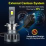 2Pcs 120W 20000LM Car Led Headlight H1 H3 H4 H7 LED Canbus H8 H11 9005 HB3 9006 HB4 High Beam Auto Lights Bulb Image 6