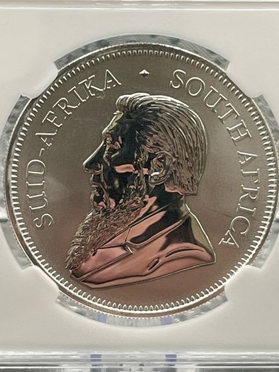 1oz Fine 999 Silver Bullion 50th Anniversary Krugerrand 2017 Coin with COA.