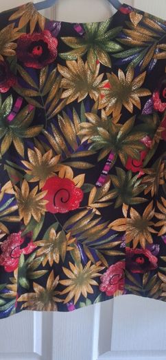 Womens Vibrant Botanical Print Tailored Jacket